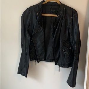 Faux leather jacket!